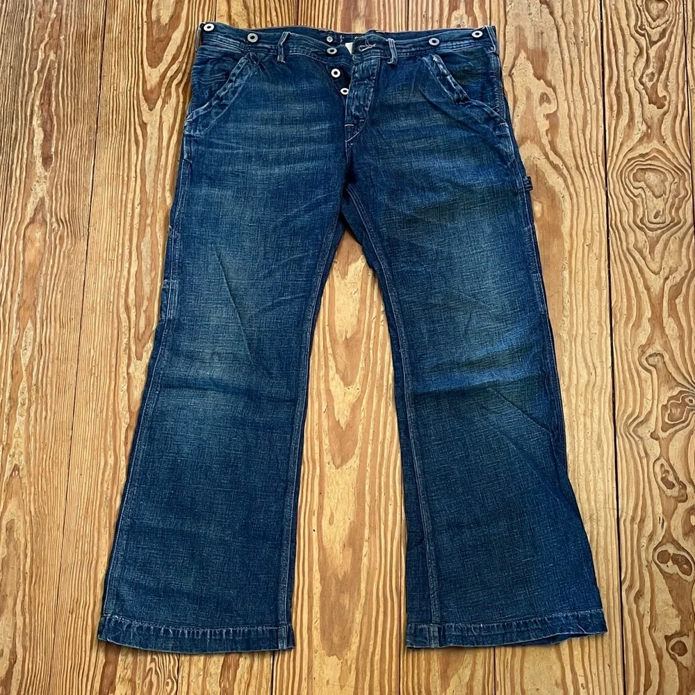 VTG RRL Japanese Selvage Carpenter Jeans Made in USA - Picture 1 of 8